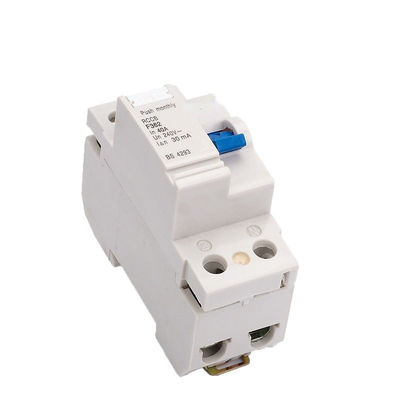 เบรกเกอร์กระแสไฟฟ้าตกค้างชนิดแม่เหล็กไฟฟ้า 4 ขั้ว 63A 30ma RCCB