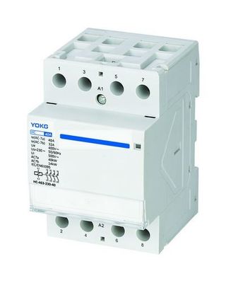 4 ตะกั่ว บ้าน AC Contactor สําหรับ -25 °C- 40 °C อุณหภูมิแวดล้อมและ 50/60Hz