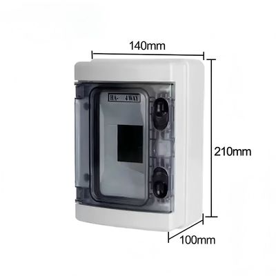 ABS พลาสติก 4 เส้นทางช่องตัด HA4 IP65 ภายนอก