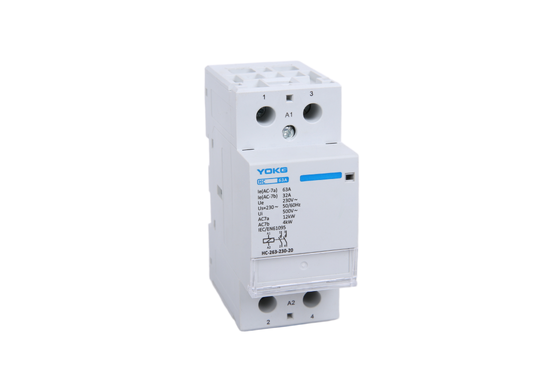 คอนแทคเตอร์แบบโมดูลาร์สำหรับใช้ในบ้าน 380V 4P 25A ราง DIN คอนแทคเตอร์ 220V/230V 50/60Hz