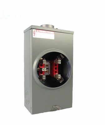 กล่องมิเตอร์ไฟฟ้า 1 เฟส 200amp ซ็อกเก็ตมิเตอร์ฐานสี่เหลี่ยม